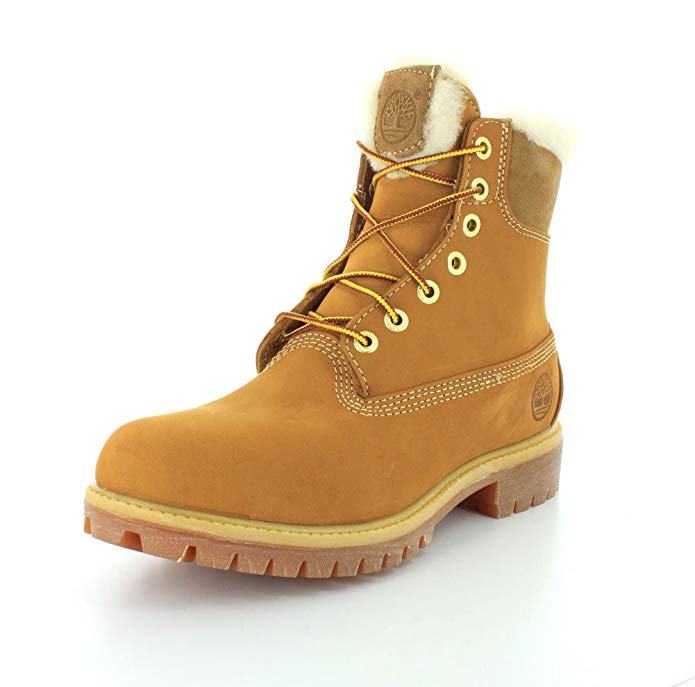 Timberland 6 Inch Fur Lined Men Round Toe Leather Winter Boot