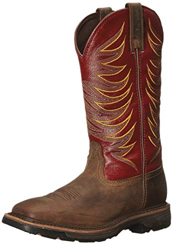 Ariat Men's Workhog Wide Square Toe Tall II Soft Toe Distressed Boot
